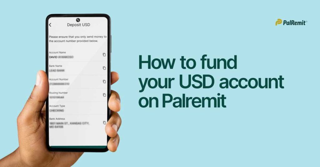 How to fund you USD account on Palremit