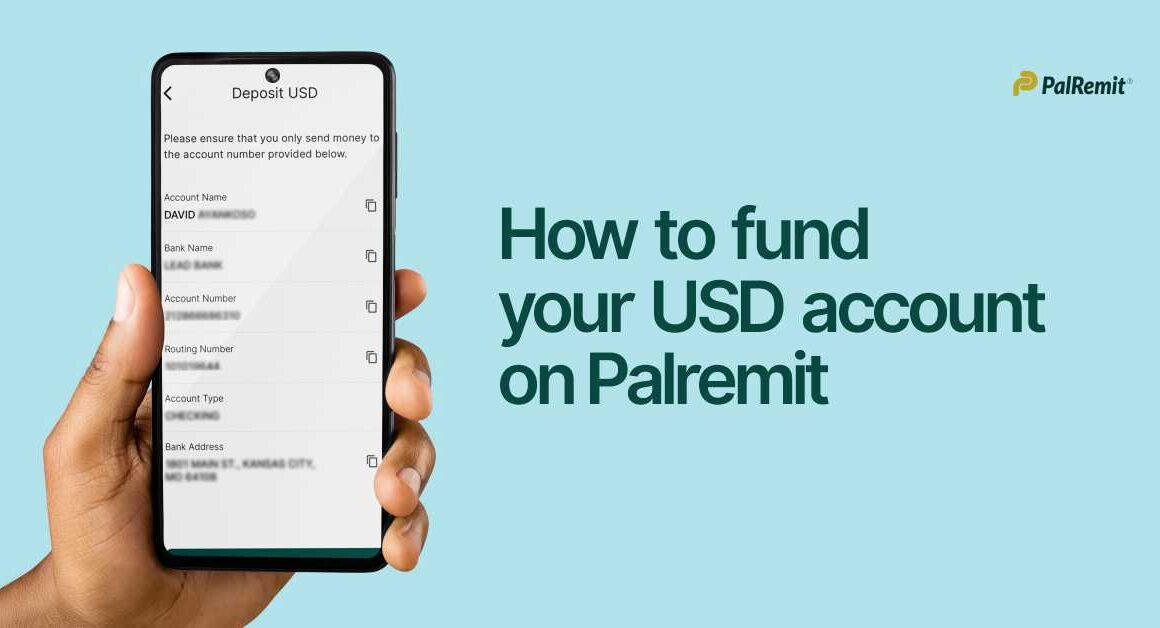 How to fund you USD account on Palremit
