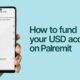 How to fund you USD account on Palremit